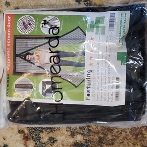 Magnetic screen door